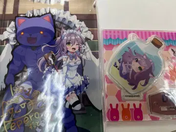 네코타 페페로 1주년 기념 아크릴 블록 아크릴 스탠드 마스커레이드