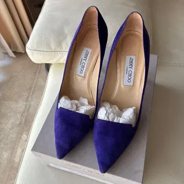 JIMMY CHOO 스웨이드 바이올렛 39