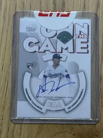 야마모토 요시노부 2024 Topps Archives 친필 사인 루키