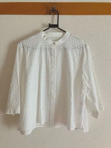 Green label relaxing 블라우스