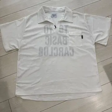 로컬 골프 피케 셔츠 L 화이트