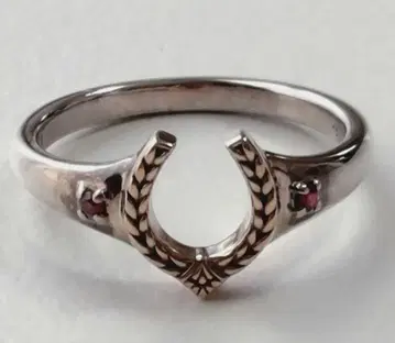 레어 agete 아가트 핑키링 3호 말발굽형 루비