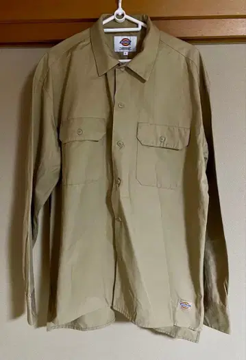 새상품급 Dickies 셔츠 브라운 L 사이즈