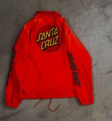SANTA CRUZ 나일론 자켓 M 사이즈 오렌지