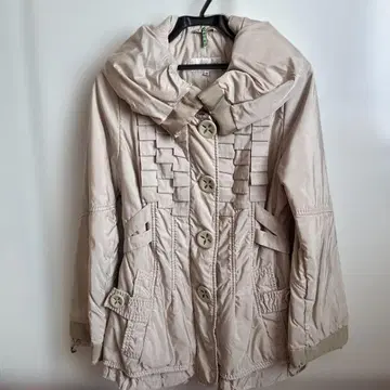 HANAEMORI 베이지 퀼팅 자켓 38