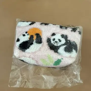 새상품 러브러리 바이 페이 콜로콜로 팬더 파우치 애프리콧