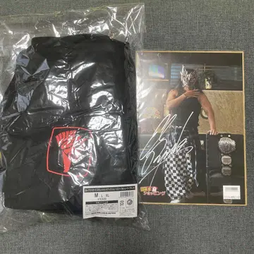 신일본 프로레슬링 엘 데스페라도 토쇼피 맨투맨 셋업 M