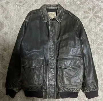 l.l.bean a-2 가죽 자켓 블랙