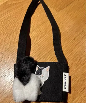STARBUCKS 대만 한정판 고양이 디자인 드링크 홀더