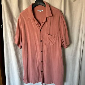 BANKS JOURNAL 반팔 셔츠 살몬 핑크