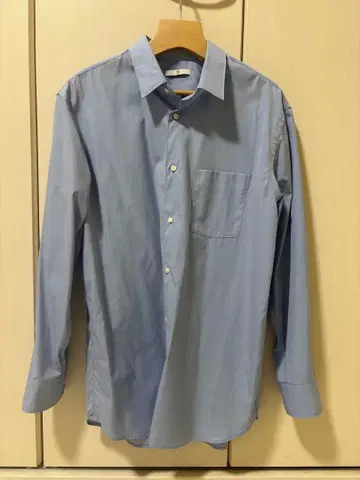 [레어] +J 브로드 셔츠 62 블루 유니클로 질 샌더 M