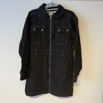 jouetie 다크 데님 집업 코트