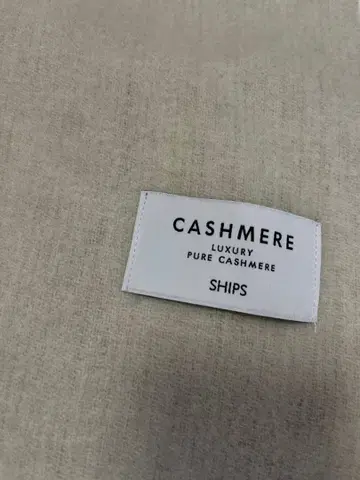 SHIPS 캐시미어 100% 베이지 머플러