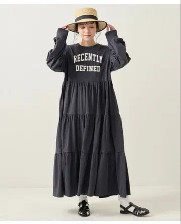 FREAK'S STORE 로고 원피스 긴팔