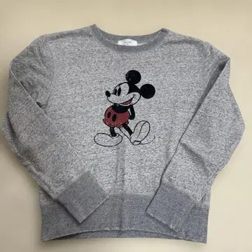 SLOBE IENA 미키 맨투맨 트레이닝복 그레이