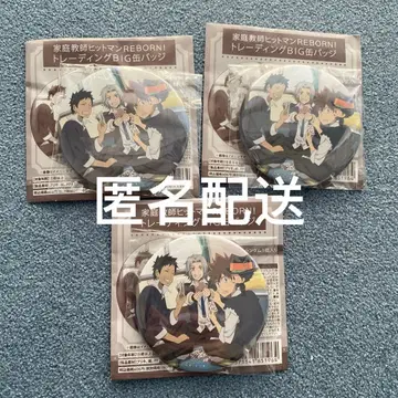 가정교사 REBORN 빅 캔뱃지 3세트