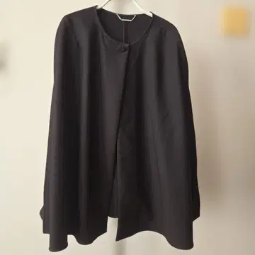 셀포드 케이프 코트 판초 블랙