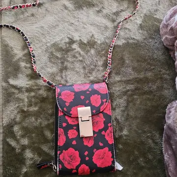 DaTuRe 빨간 장미 숄더백