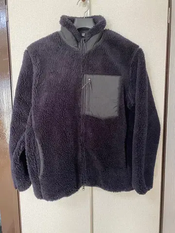 유니클로 방풍 아우터 플리스 자켓 네이비 L 2021