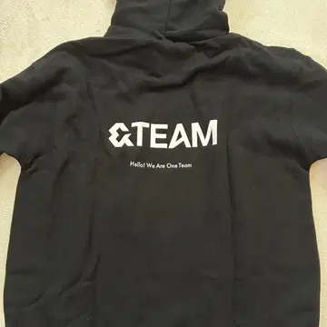 M 사이즈 &TEAM 후디 후드티 초기