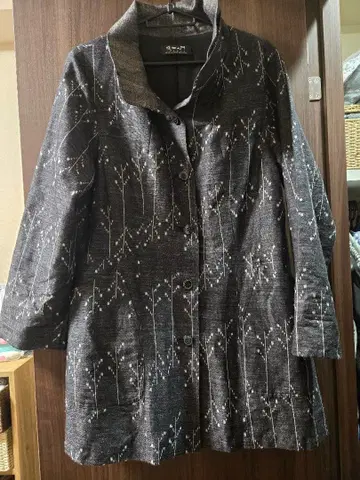 [ 새상품 ] 쿠루메가스리기에몬 자켓 면린넨나데시코리노그레이