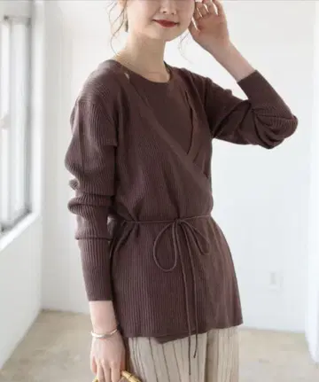 B:MING by BEAMS / 암홀 탱크 x 가디건