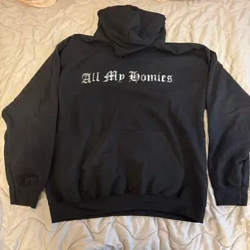 All My Homies 후드티 블랙