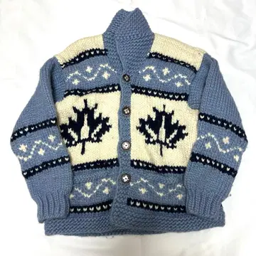 FAB 사제 카우친 스웨터 두꺼운 원단 가디건 캐내디언