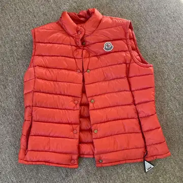 MONCLER LIANE 코랄 핑크 포켓터블 다운 베스트