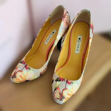 DIANA 다이애나 꽃무늬 프린트 하이힐 펌프스 24cm