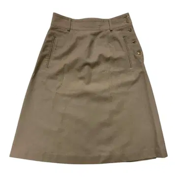 마가렛호웰 베이지 A라인 스커트 사이드 버튼 포함