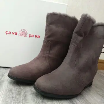 ca va ca va CLAB A 웨지힐 보아 숏부츠