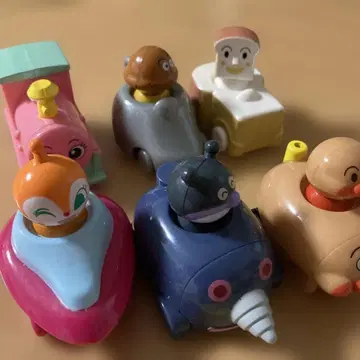 풀백 호빵맨 2종 6개 세트