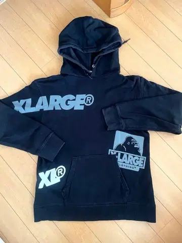 XLARGE 블랙 후드티 M 사이즈
