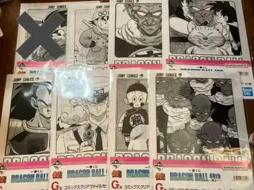 새상품 드래곤볼 제일복권 40th G상 클리어 파일 8종 세트