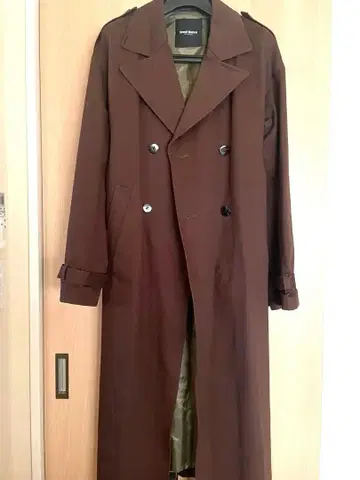 NOISE MAKER 롱 트렌치코트 브라운 새상품급