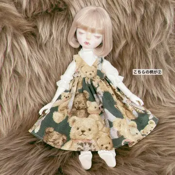 [ 1/6 사이즈 ] 테디베어 패턴 원피스 2