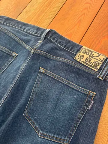 오카야마 코지마 산 다크 블루 데님