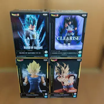 드래곤볼 피규어 4체 세트