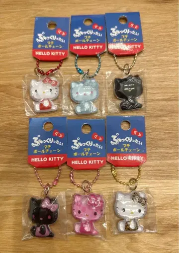 헬로키티 푹신푹신 푸치 볼체인