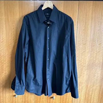 BOSS 블랙 긴팔 셔츠 레귤러 핏