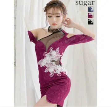 로브 드 플뢰르 마젠타 핑크