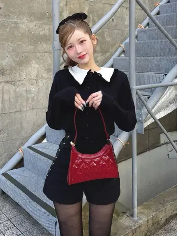 Darich 프릴 칼라 니트탑