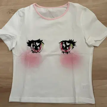 Nodress 키라키라 만화 눈 T셔츠