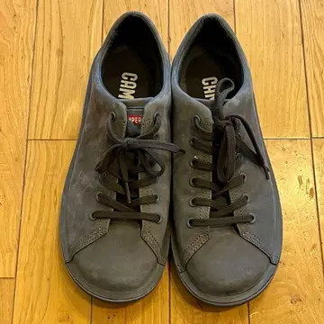 캠퍼 비틀 BEETLE 가죽 스니커즈 그레이 사이즈 42