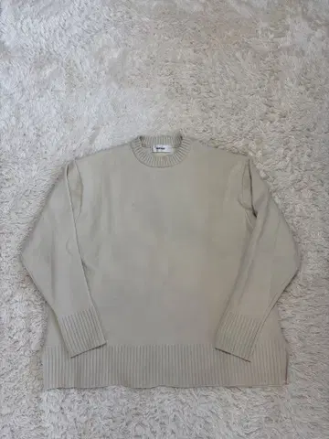 MACHUT 베이지 긴팔 니트 스웨터