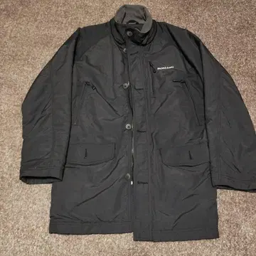 몽벨 충전솜 롱 자켓 블랙