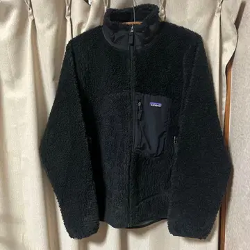 patagonia 블랙 플리스 자켓 M retroX