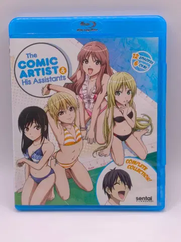 만화가와 어시스턴트와 북미판 blu-ray COMIC ARTIST