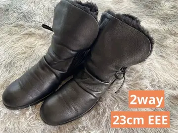 atelier 아틀리에 숏부츠 블랙 2way 23cm